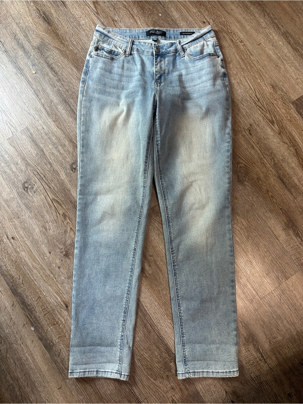 Judy Blue Boyfriend Fit Jeans Size 7/28 High Rise Stretch Comfort Vintage Wash